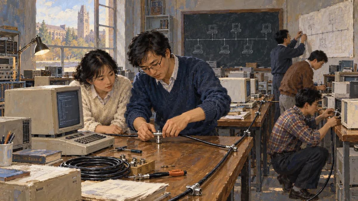 油画风格的早期局域网研究